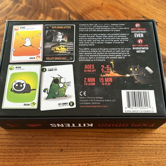 Exploding Kittens Set Original Kickstarter First Edition - Picture 9 of 12